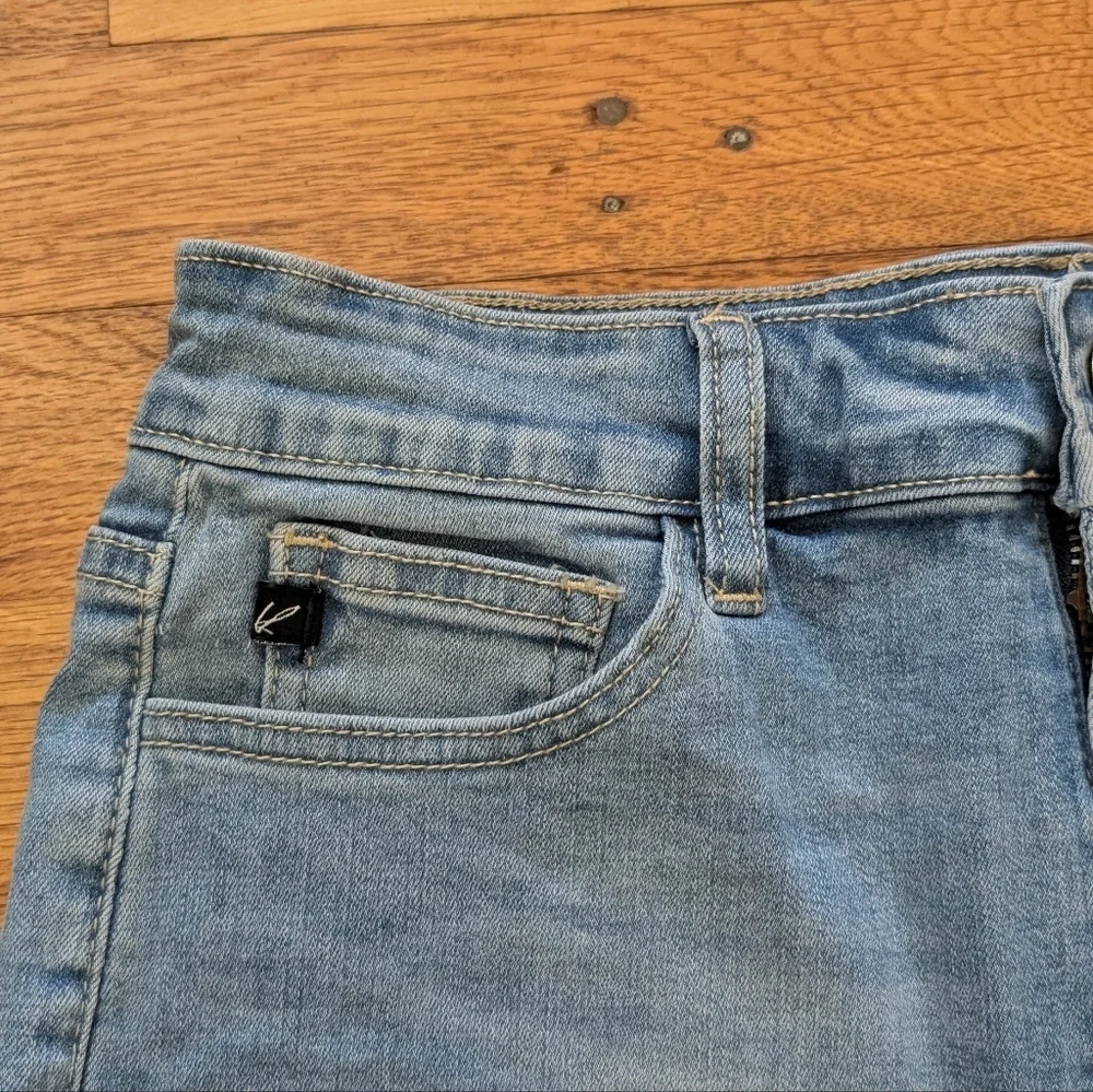 KanCan Frayed Denim Shorts